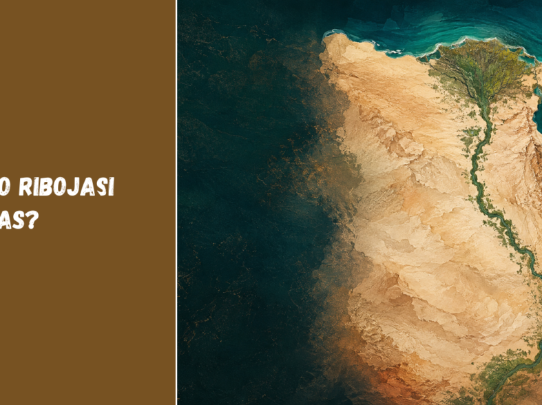 Stilizuota Egipto geografijos iliustracija su Nilu, Sinajumi ir dviem jūromis