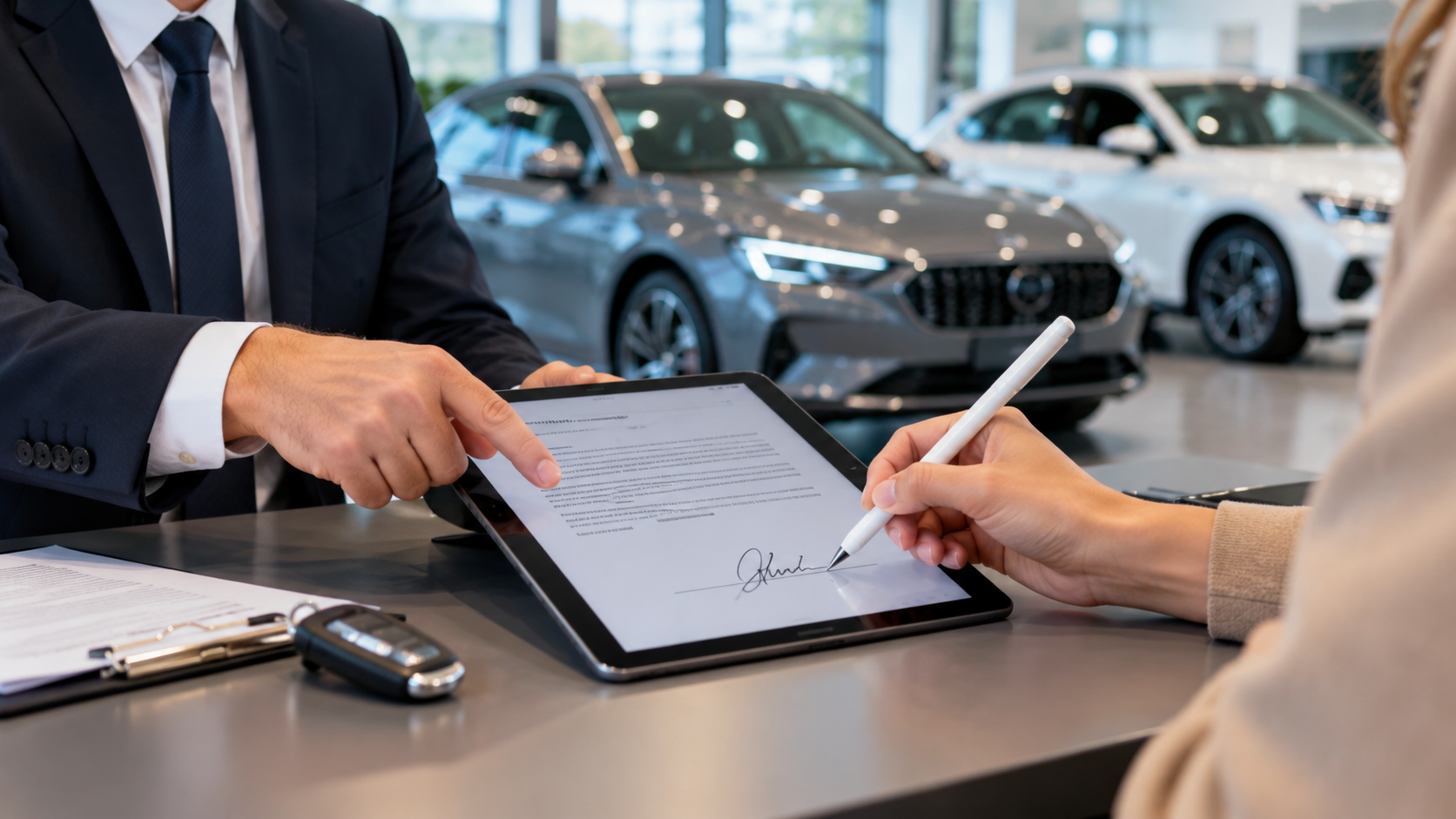 Elektroninis parašas automobilių prekyboje